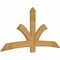 Ekena Millwork Davenport Rough Sawn Timber Gable Bracket, Western Red Cedar, 84"W x 42"H x 2"D x 6"F, 12/12 Pitch GBW084X42X0206DAV00RWR - alternate 2